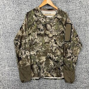 Tekari Shirt Mens XL Camo Hunting Performance Stretch Raglan Tee True Timber XRC